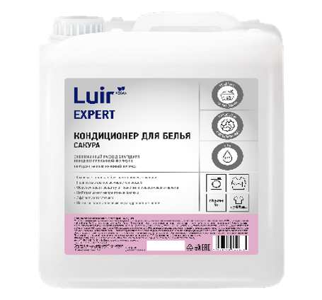 Luir Expert Кондиционер-ополаскиватель для белья с ароматом Сакуры, 5 л