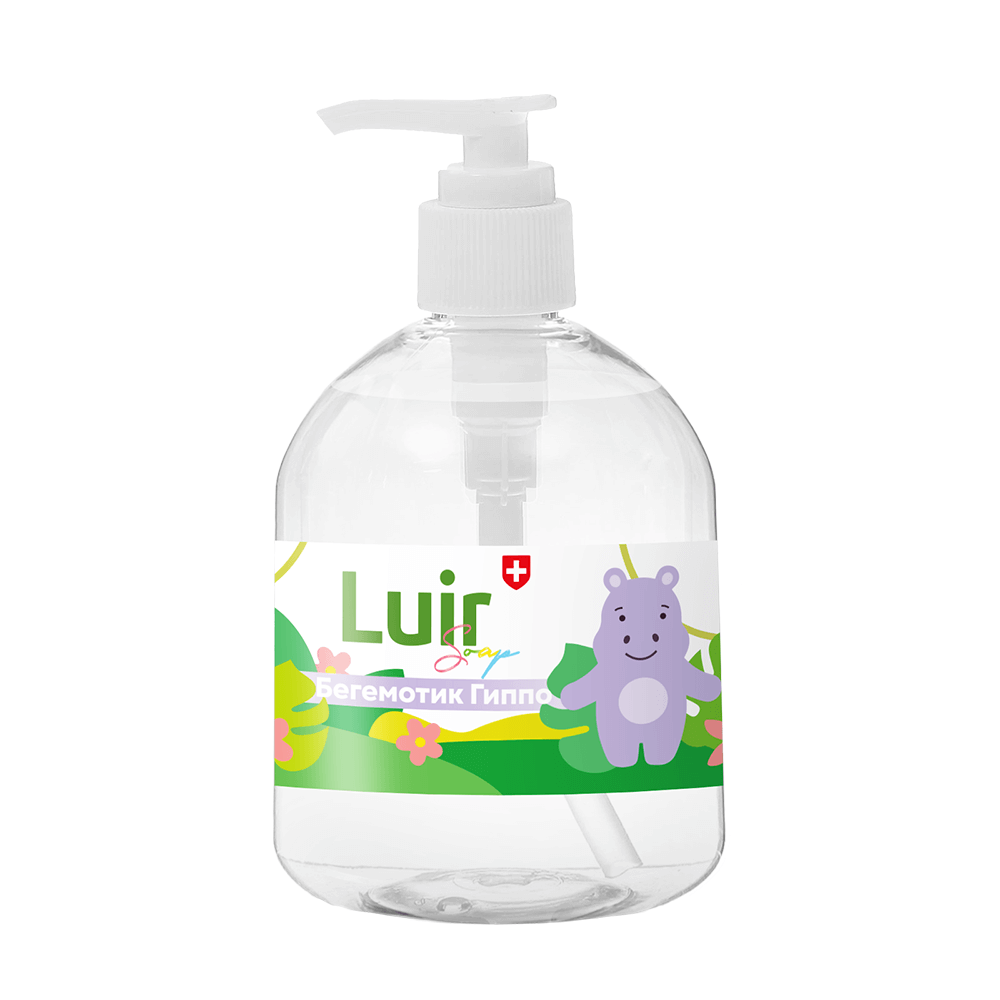 Luir Soap Мыло детское гипоаллергенное Бегемотик, 0,5 л